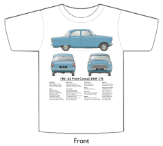 Ford Consul 204E 375 1961-62 T-shirt Front